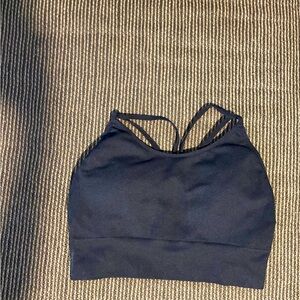 P'tula Black Strappy Sports Bra Intimates